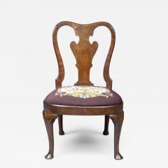 Period Queen Anne Walnut Side Chair - 107318