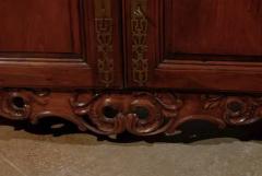 Period Regence French 1720s Walnut Two Door Buffet with Carved and Pierced Skirt - 3415666