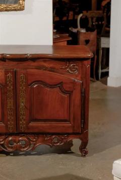 Period Regence French 1720s Walnut Two Door Buffet with Carved and Pierced Skirt - 3415676