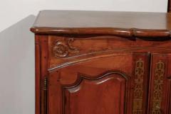 Period Regence French 1720s Walnut Two Door Buffet with Carved and Pierced Skirt - 3415729