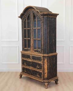 Period Rococo Cabinet with Glass Doors circa 1820 - 4737116