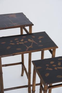 Perret et Vibert Nest of Japanned Tables by Perret Vibert - 4038480