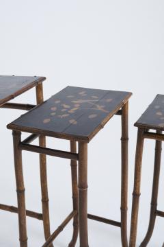 Perret et Vibert Nest of Japanned Tables by Perret Vibert - 4038484