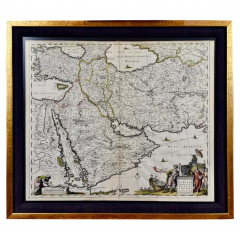 Persia Armenia Adjacent Regions A 17th Century Hand colored Map by De Wit - 2738844