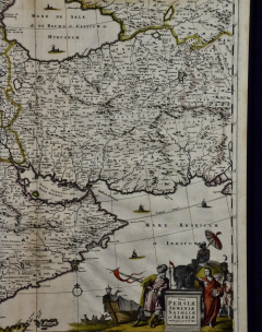 Persia Armenia Adjacent Regions A 17th Century Hand colored Map by De Wit - 2738885
