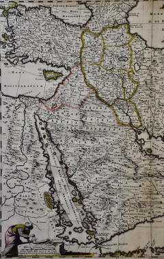 Persia Armenia Adjacent Regions A 17th Century Hand colored Map by De Wit - 2738886