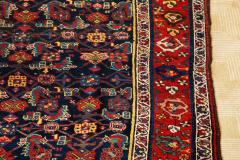Persian Antique Bidjar Bijar Runner Rug Carpet circa 1920 9 25 x 4 5 - 4501833