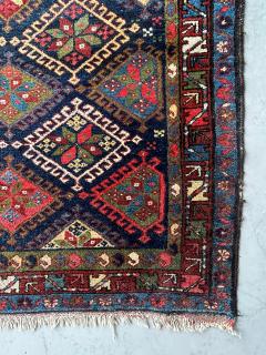 Persian Kurdish Semi Antique Hand Woven Runner 123 by 3 8  - 4421800