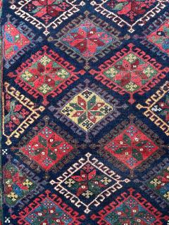 Persian Kurdish Semi Antique Hand Woven Runner 123 by 3 8  - 4421812