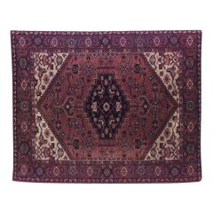 Persian Red Velvet Table Cover - 4694666