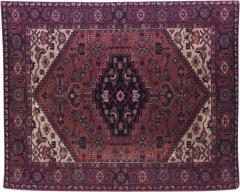 Persian Red Velvet Table Cover - 4694677
