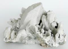 Peruvian White Frosted Quartz Crystal Cluster Weighing 12 Pounds - 4330439