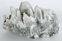 Peruvian White Frosted Quartz Crystal Cluster Weighing 12 Pounds - 4330442