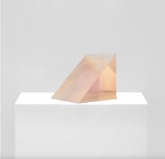 Peter Alexander Untitled Pink Vapor Resin Wedge  - 4702387