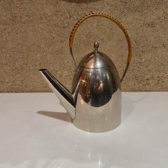 Peter Behrens 1940s Bauhaus Stainless Tea Kettle Pot Style Peter Behrens - 3574026