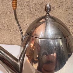 Peter Behrens 1940s Bauhaus Stainless Tea Kettle Pot Style Peter Behrens - 3574029