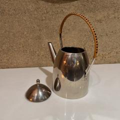Peter Behrens 1940s Bauhaus Stainless Tea Kettle Pot Style Peter Behrens - 3574033