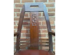 Peter Behrens Pair of Arts Crafts Jugendstil Mahogany Armchairs by Peter Behrens - 4193202