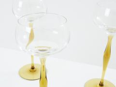Peter Behrens Peter Behrens set of six Art Nouveau champagne glasses 1898 - 3611829