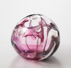 Peter Bramhall Extra Large Peter Bramhall Glass Orb Sculpture Signed  - 3262172