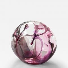 Peter Bramhall Extra Large Peter Bramhall Glass Orb Sculpture Signed  - 3263075