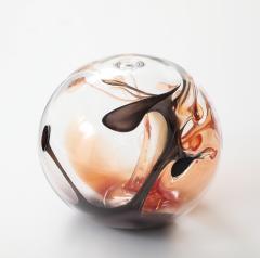 Peter Bramhall Glass Orb Sculpture by Peter Bramhall 1985 - 4720632