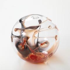 Peter Bramhall Glass Orb Sculpture by Peter Bramhall 1985 - 4720636