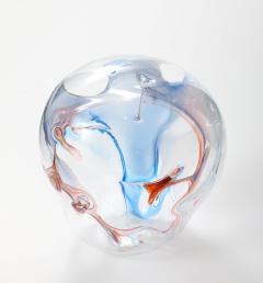 Peter Bramhall Glass Orb Sculpture by Peter Bramhall Signed and Dated  - 4770846