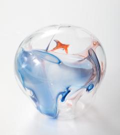 Peter Bramhall Glass Orb Sculpture by Peter Bramhall Signed and Dated  - 4770848