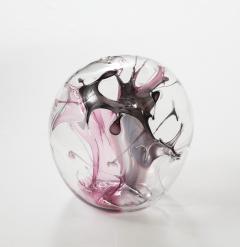 Peter Bramhall Hand Blown Glass Orb Sculpture by Peter Bramhall  - 3266186