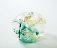 Peter Bramhall Peter Bramhall Emerald Ochre Clear Glass Orb - 2398730