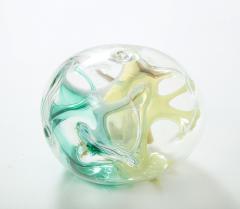 Peter Bramhall Peter Bramhall Emerald Ochre Clear Glass Orb - 2398734
