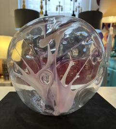 Peter Bramhall Peter Bramhall Glass 80s Orb Sculpture - 3295933