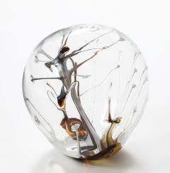 Peter Bramhall Peter Bramhall Glass Orb Sculpture 1985 - 3497850