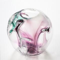 Peter Bramhall Peter Bramhall Glass Orb Sculpture Dated 1998 - 3497883