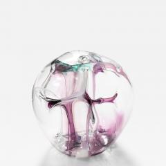 Peter Bramhall Peter Bramhall Glass Orb Sculpture Dated 1998 - 3501681