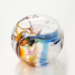 Peter Bramhall Peter Bramhall Glass Orb Sculpture Signed and Dated - 4305140