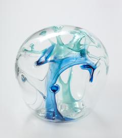 Peter Bramhall Peter Bramhall Glass Orb Sculpture signed and date  - 2979460