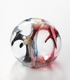 Peter Bramhall Stunning Extra Large PETER BRAMHALL Glass Orb Sculpture 1996 - 4713847
