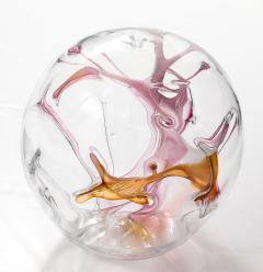 Peter Bramhall XL Blown Glass Orb Sculpture by Pater Bramhall - 4270893
