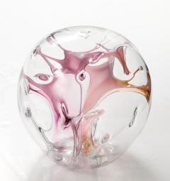 Peter Bramhall XL Blown Glass Orb Sculpture by Pater Bramhall - 4270895