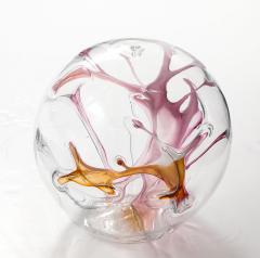 Peter Bramhall XL Blown Glass Orb Sculpture by Pater Bramhall - 4270898