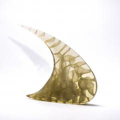Peter Bremers Modern Abstract Glass Sculpture Flow by Peter Bremers - 4128598