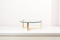 Peter Draenert Huge Brass and Glass Coffee Table by Peter Draenert 1970s - 2347368
