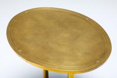 Peter Ghyczy Brass Cast Side Table by Peter Ghyczy 1980s - 1395183