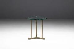 Peter Ghyczy Side Table by Peter Ghyczy in Brass and Glass Netherlands 1970s - 3662264