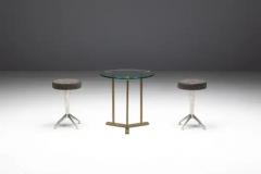 Peter Ghyczy Side Table by Peter Ghyczy in Brass and Glass Netherlands 1970s - 3662265
