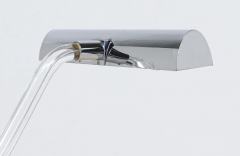 Peter Hamburger Peter Hamburger Crylicord Sculpted Lucite Chrome Table Lamp - 2752148