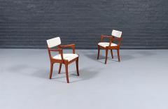 Peter Hayward Mid Century Modern Teak Tweed Dining Chairs by Peter Hayward - 4604524