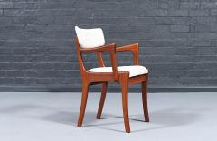 Peter Hayward Mid Century Modern Teak Tweed Dining Chairs by Peter Hayward - 4604528